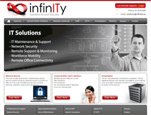 Tablet Screenshot of infinityit.ie